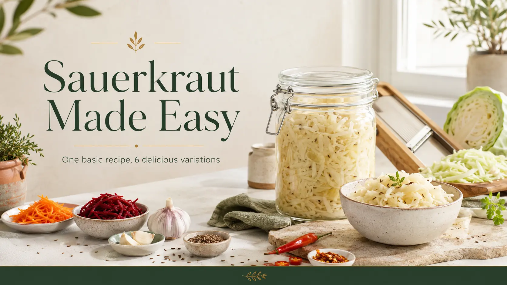 Sauerkraut: The Fermentation Science Behind Cabbage, Salt and Time